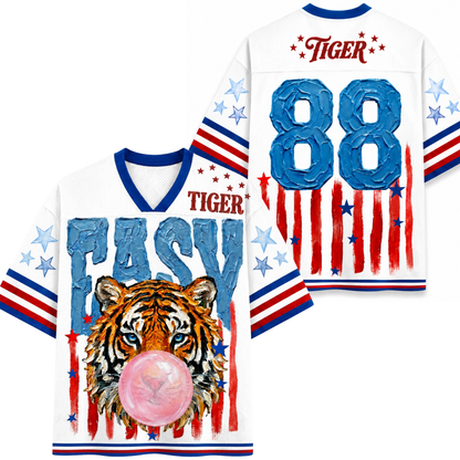 ChaoticClub Glam Easy Tiger Bumblegum Mesh Jersey 