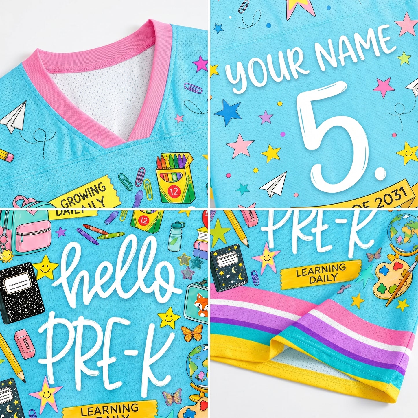 ChaoticClub Hello Team Level Teacher Mesh Jersey