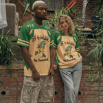 ChaoticClub Off To Befuddle The Townsfolk Green and Yellow Mesh Jersey