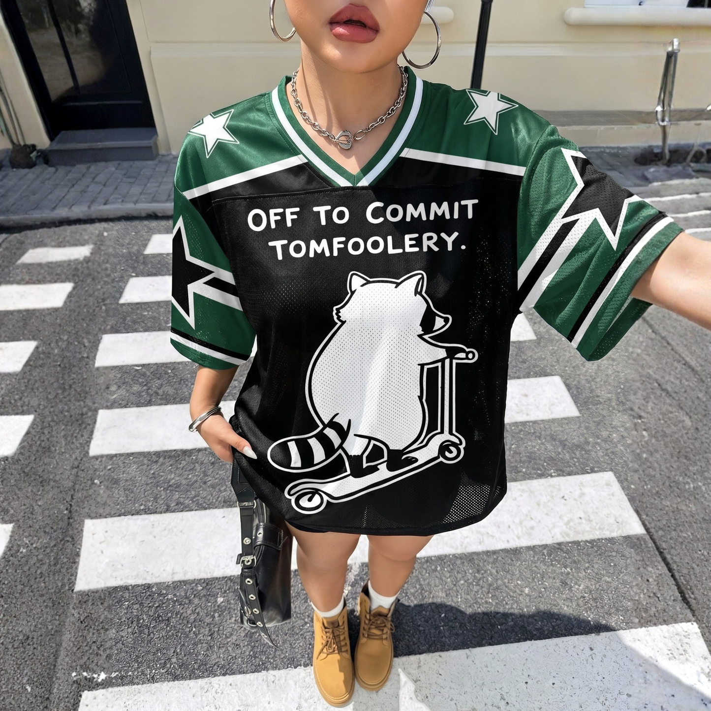 ChaoticClub Off To Commit Tomfoolery Mesh Jersey