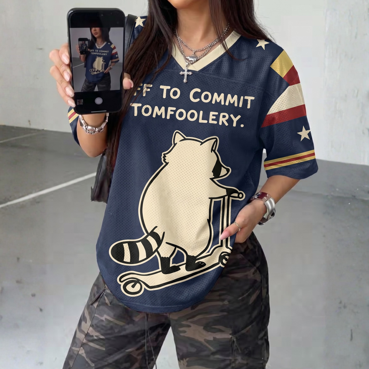 ChaoticClub Off To Commit Tomfoolery Mesh Jersey
