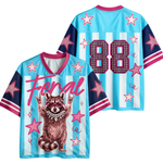 ChaoticClub Striped Feral Raccoon Mesh Jersey