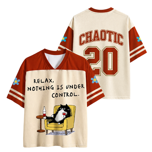 ChaoticClub Relax Nothing Is Under Control Mesh Jersey