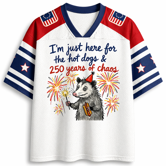 ChaoticClub Here For Hot Dogs & Chaos Possum Mesh Jersey