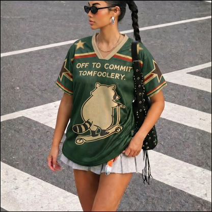 ChaoticClub Off To Commit Tomfoolery Mesh Jersey