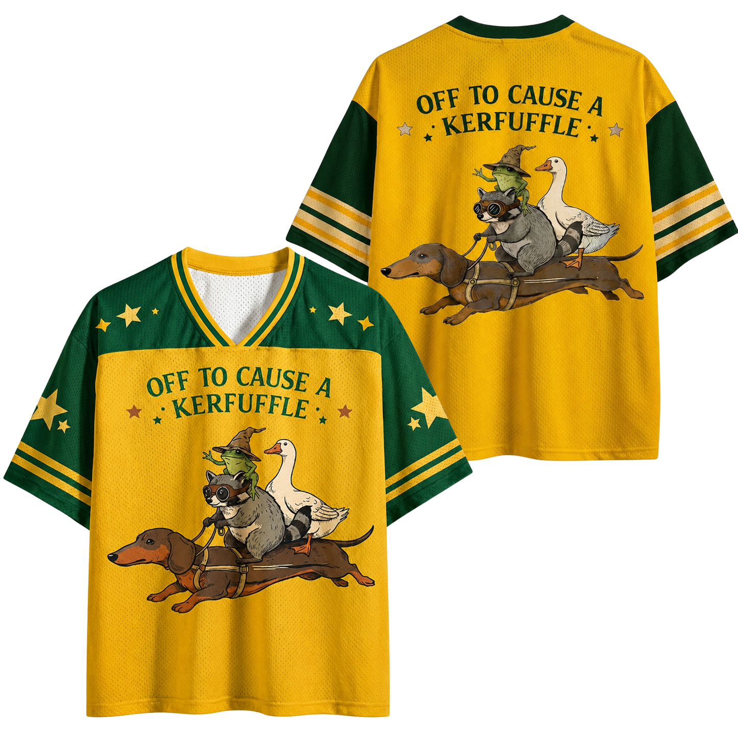 ChaoticClub Off To Cause A Kerfuffle Mesh Jersey