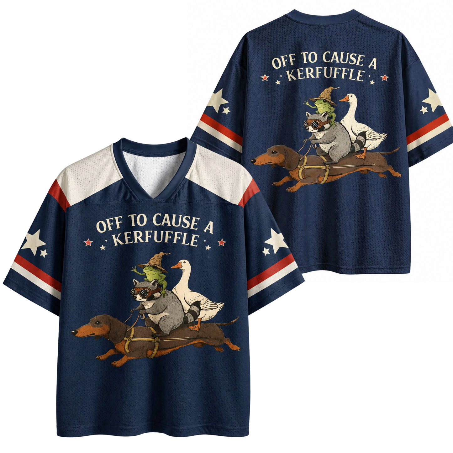 ChaoticClub Off To Cause A Kerfuffle Mesh Jersey