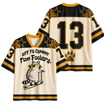 ChaoticClub Off To Commit Tomfoolery Leopard Mesh Jersey