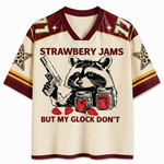 ChaoticClub Strawberry Jams Glock Raccoon Mesh Jersey