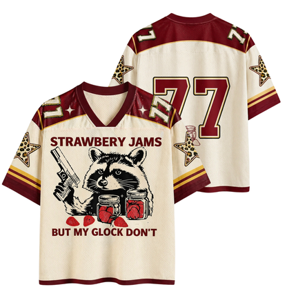 ChaoticClub Strawberry Jams Glock Raccoon Mesh Jersey