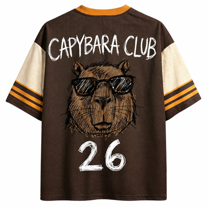 ChaoticClub Don’t Worry Be Capybara Mesh Jersey