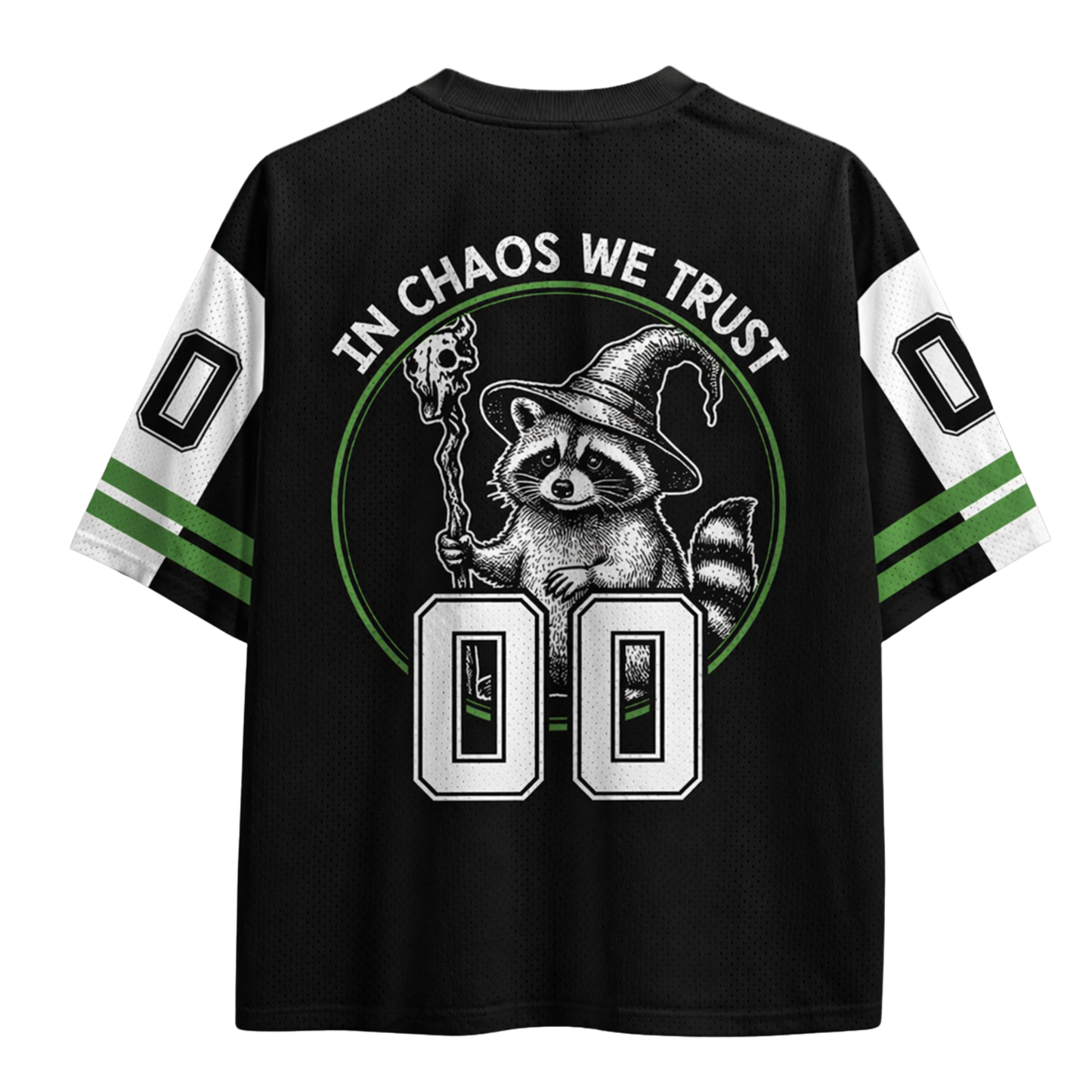 ChaoticClub Off To Commit Tomfoolery Raccoon Mesh Jersey