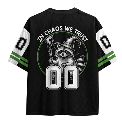 ChaoticClub Off To Commit Tomfoolery Raccoon Mesh Jersey
