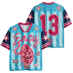 ChaoticClub Striped Easy Tiger Mesh Jersey