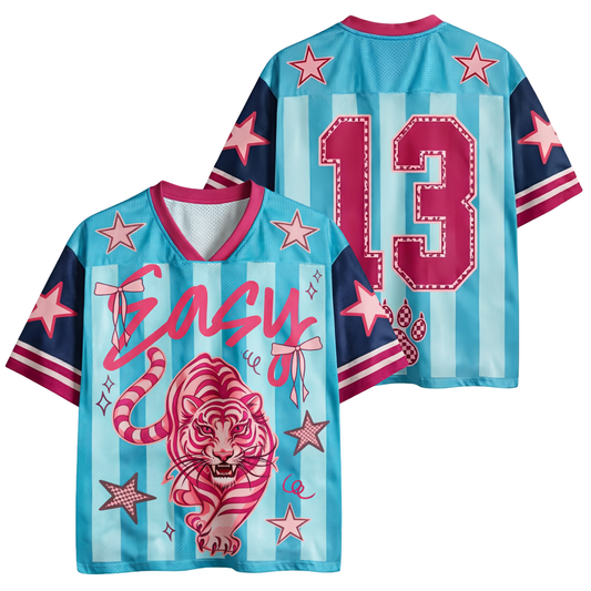 ChaoticClub Striped Easy Tiger Mesh Jersey