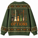 Chaotic Club A Girl s Gotta Have Options Witch Knit Cardigan