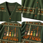 Chaotic Club A Girl s Gotta Have Options Witch Knit Cardigan
