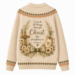 Chaotic Club Christian Scripture Pumpkin Ugly Sweatshirt