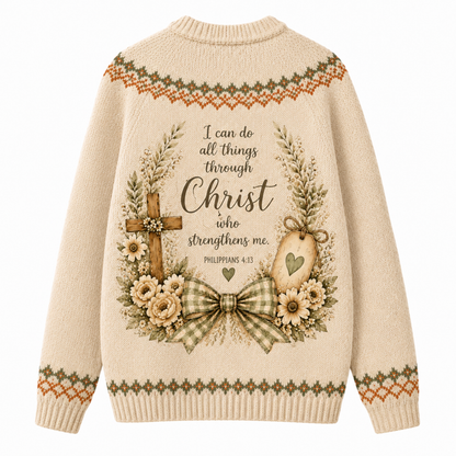 Chaotic Club Christian Scripture Pumpkin Ugly Sweatshirt