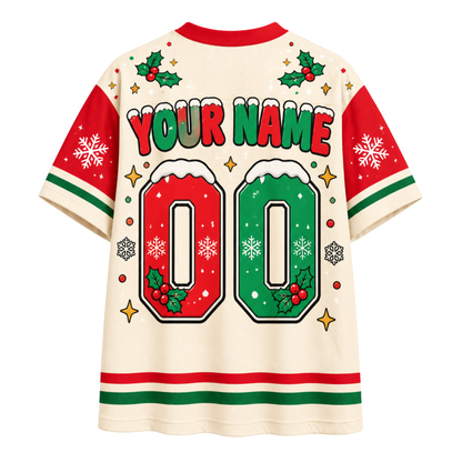 Chaotic Club Custom All About Christmas Prevention Mesh Jersey