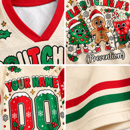 Chaotic Club Custom All About Christmas Prevention Mesh Jersey