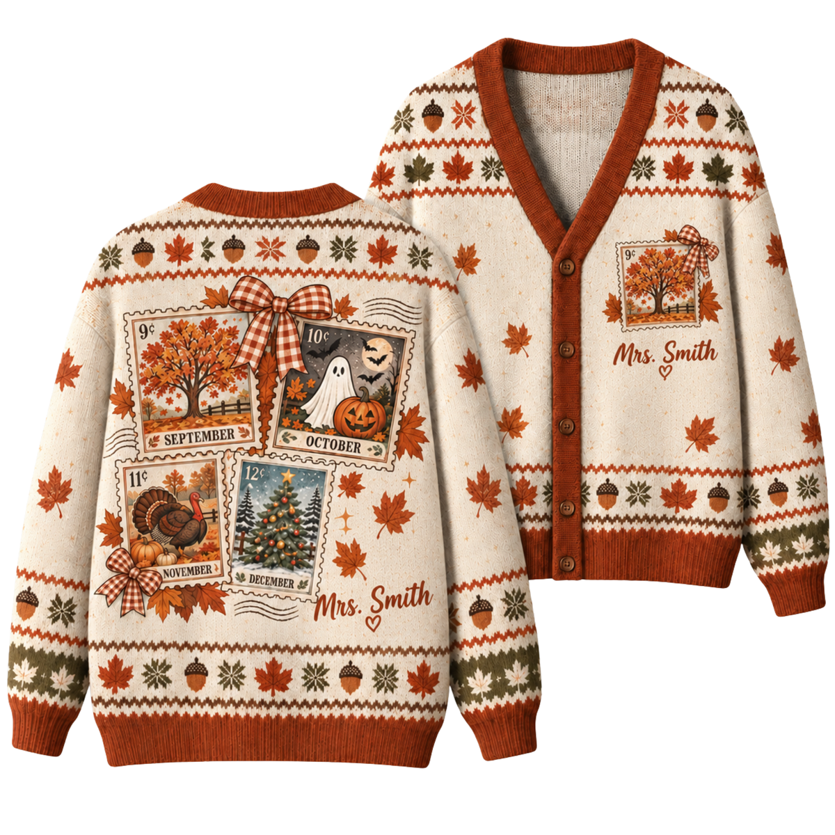 Chaotic Club Custom Ber Months Cardigan