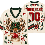 Chaotic Club Custom Bubblegum Reindeer Christmas Mesh Jersey
