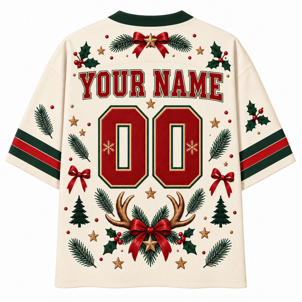 Chaotic Club Custom Bubblegum Reindeer Christmas Mesh Jersey