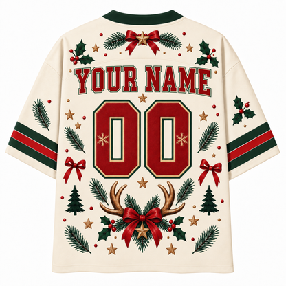 Chaotic Club Custom Bubblegum Reindeer Christmas Mesh Jersey