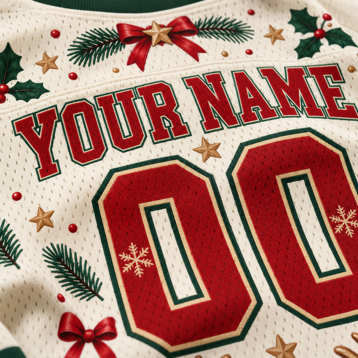 Chaotic Club Custom Bubblegum Reindeer Christmas Mesh Jersey