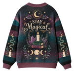 Chaotic Club Custom Celestial Witchcraft Knit Cardigan