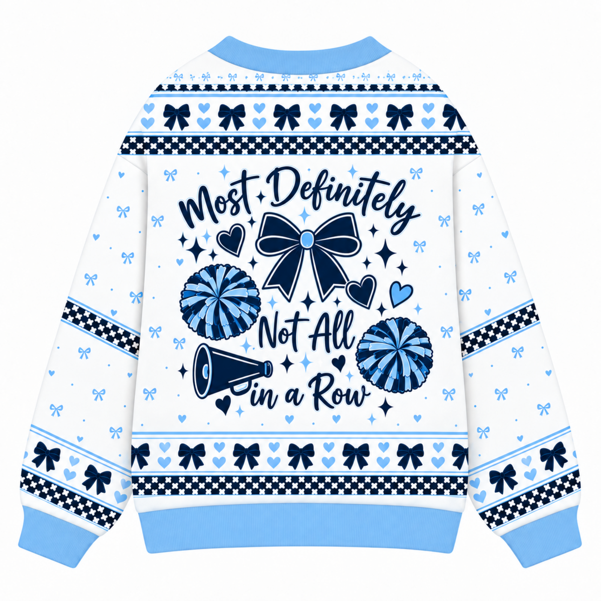 Chaotic Club Custom Cheer Bow Knit Cardigan