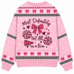 Chaotic Club Custom Cheer Bow Knit Cardigan