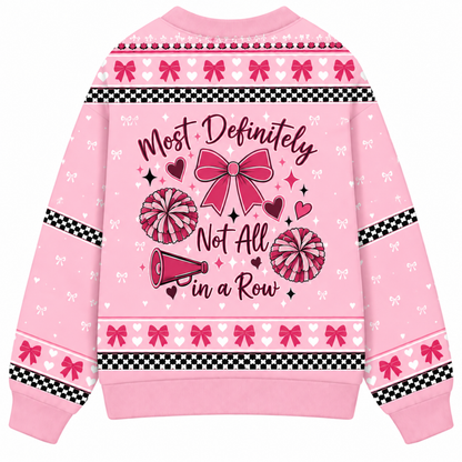 Chaotic Club Custom Cheer Bow Knit Cardigan