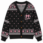 Chaotic Club Custom Cheer Bow Knit Cardigan