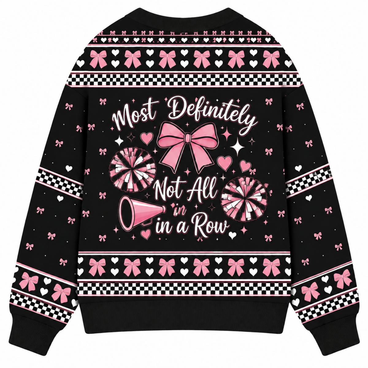 Chaotic Club Custom Cheer Bow Knit Cardigan