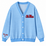 Chaotic Club Custom Collegiate Striped Knit Cardigan