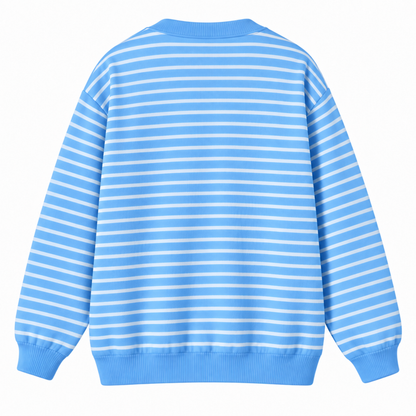 Chaotic Club Custom Collegiate Striped Knit Cardigan