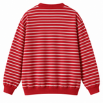 Chaotic Club Custom Collegiate Striped Knit Cardigan