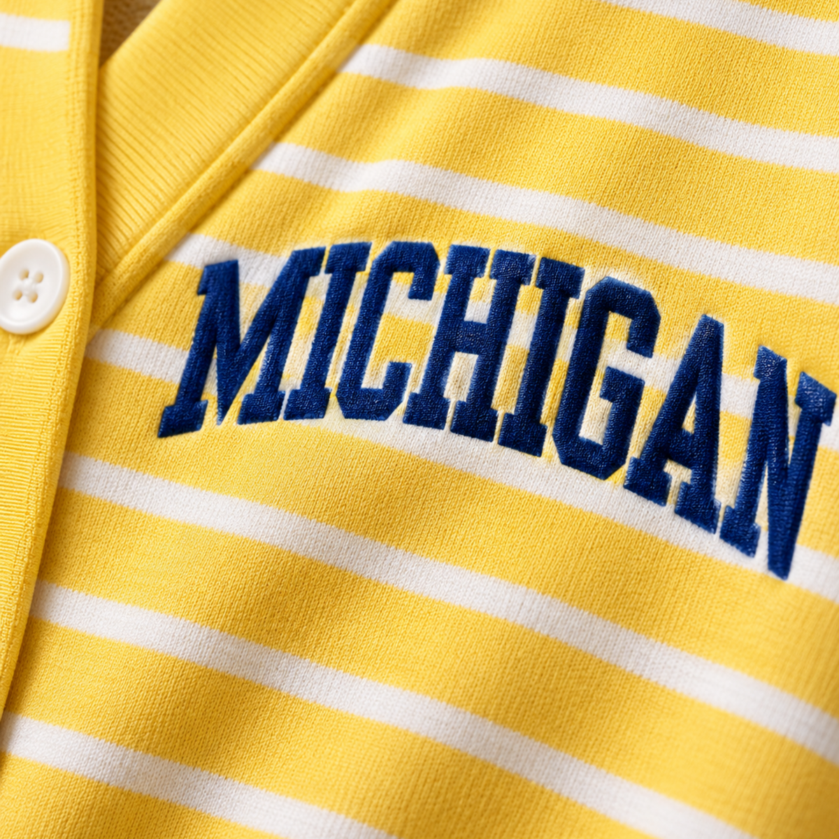 Chaotic Club Custom Collegiate Striped Knit Cardigan