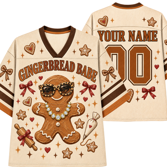 Chaotic Club Custom Gingerbread Babe Mesh Jersey