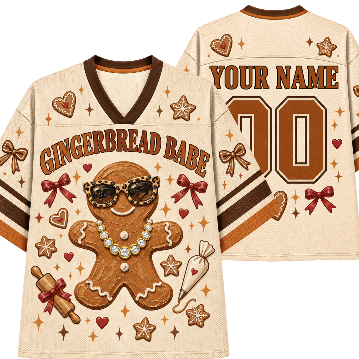 Chaotic Club Custom Gingerbread Babe Mesh Jersey