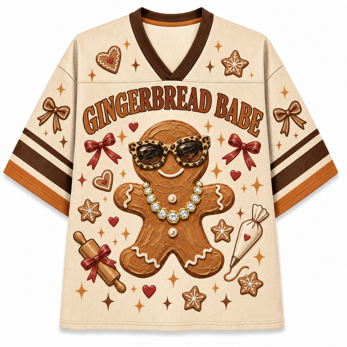 Chaotic Club Custom Gingerbread Babe Mesh Jersey