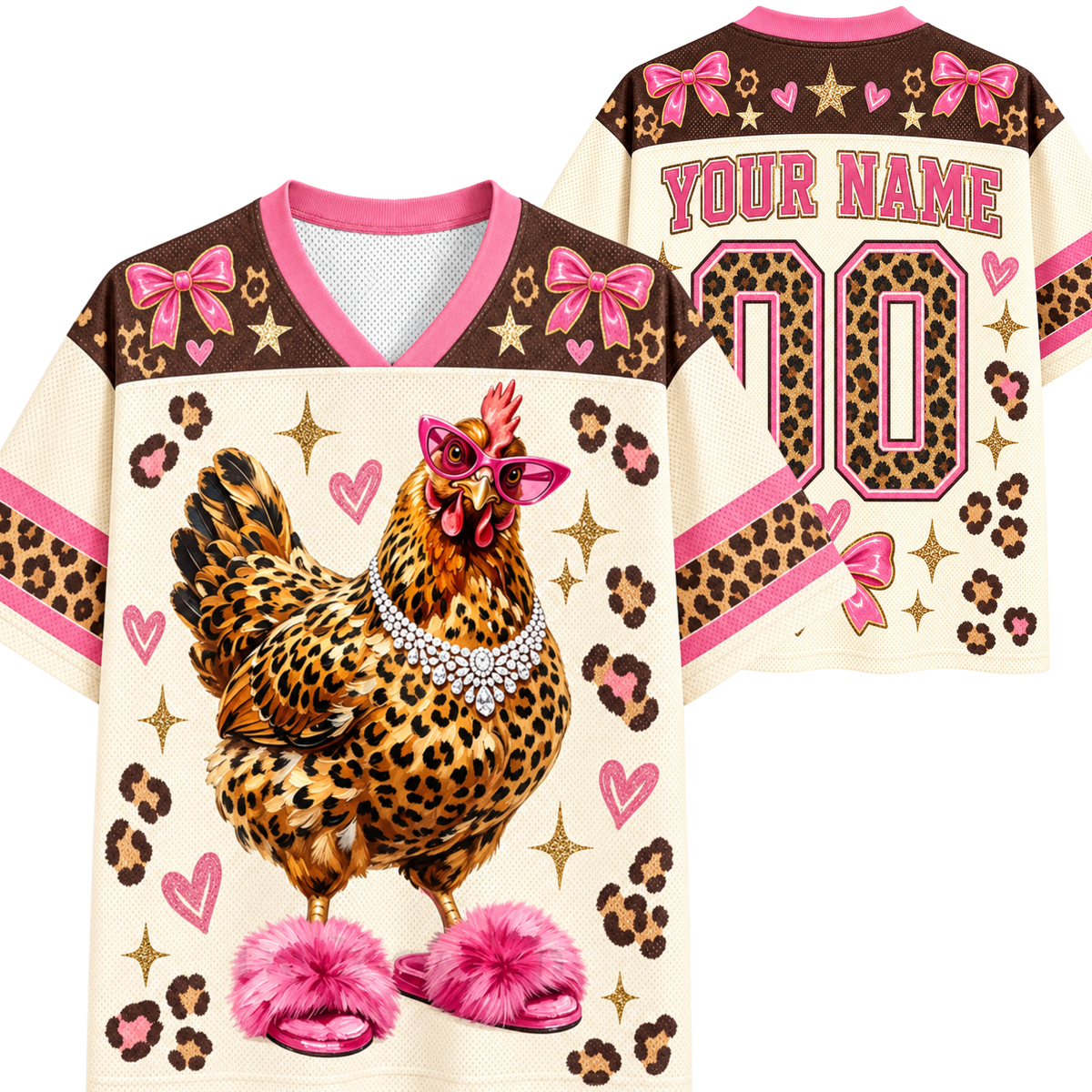 Chaotic Club Custom Glam Chicken Mesh Jersey