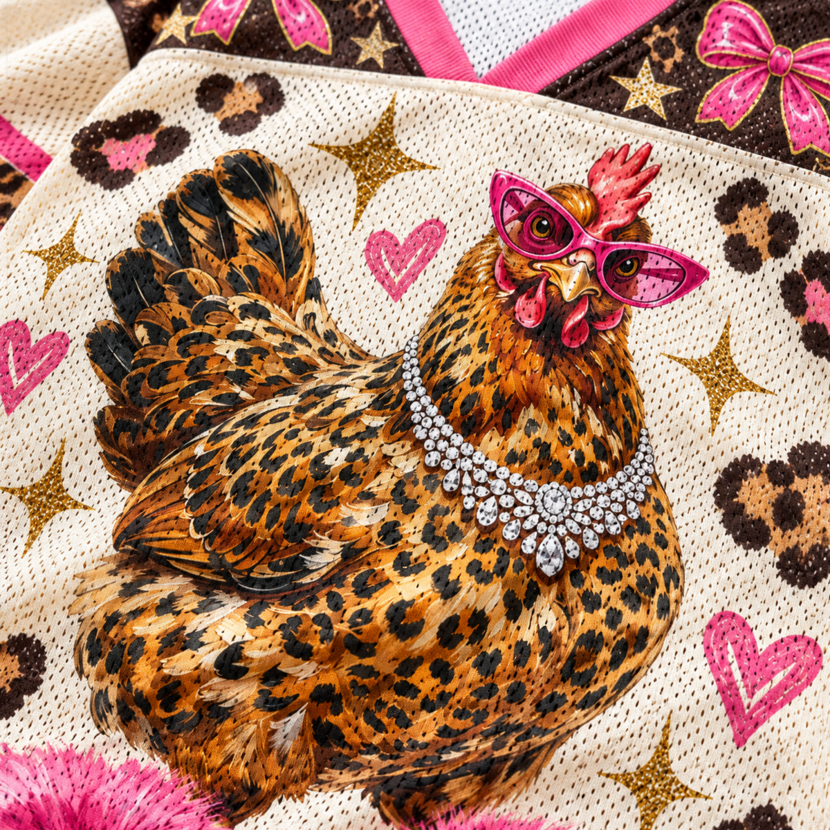 Chaotic Club Custom Glam Chicken Mesh Jersey