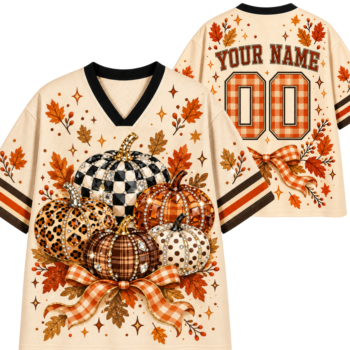 Chaotic Club Custom Glam Pumpkins Mesh Jersey