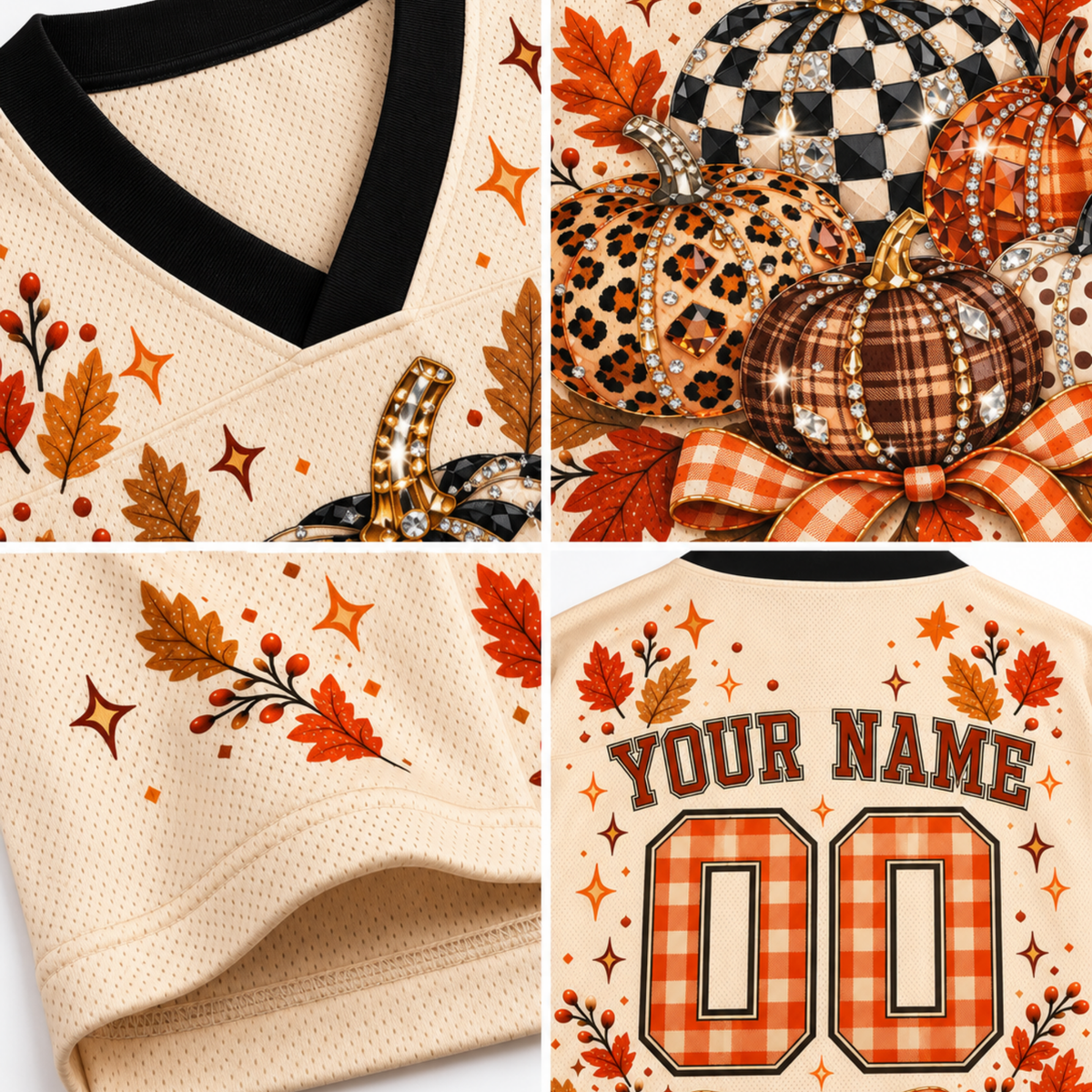 Chaotic Club Custom Glam Pumpkins Mesh Jersey