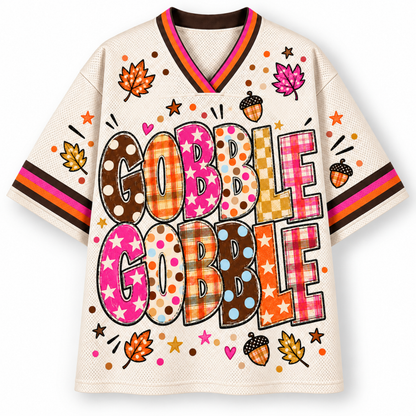 Chaotic Club Custom Gobble Gobble Fall Mesh Jersey