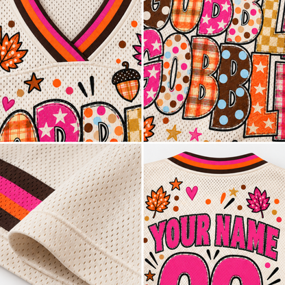 Chaotic Club Custom Gobble Gobble Fall Mesh Jersey