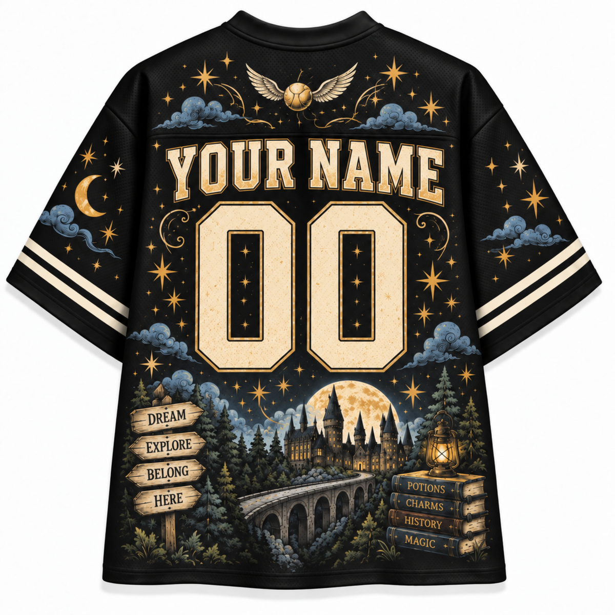 Chaotic Club Custom Magic School Fantasy Mesh Jersey